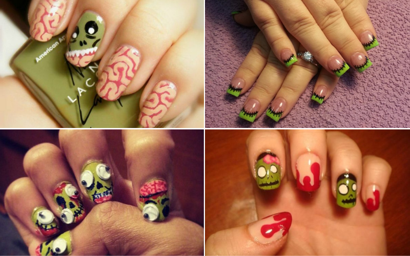 2000s Halloween Nail Inspo – SugarcoatedDiary